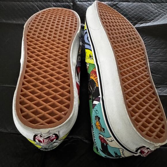 Vans Disney Nightmare Before Christmas Tim Burton Men’s Size 13 Lace Up Shoes - Picture 7 of 11